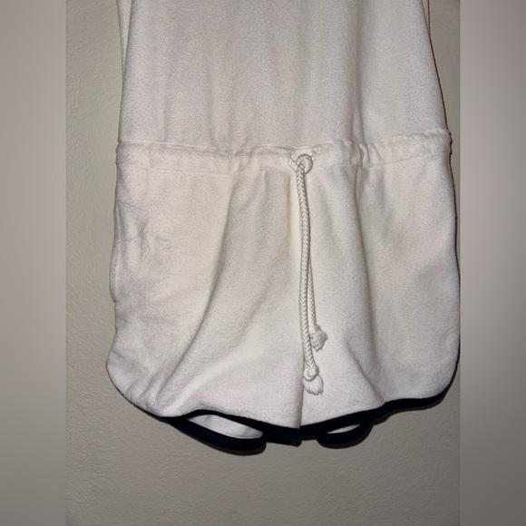 Faherty Cabana White and Black Jumpsuit with Relaxed Fit, Small - Picture 5 of 9